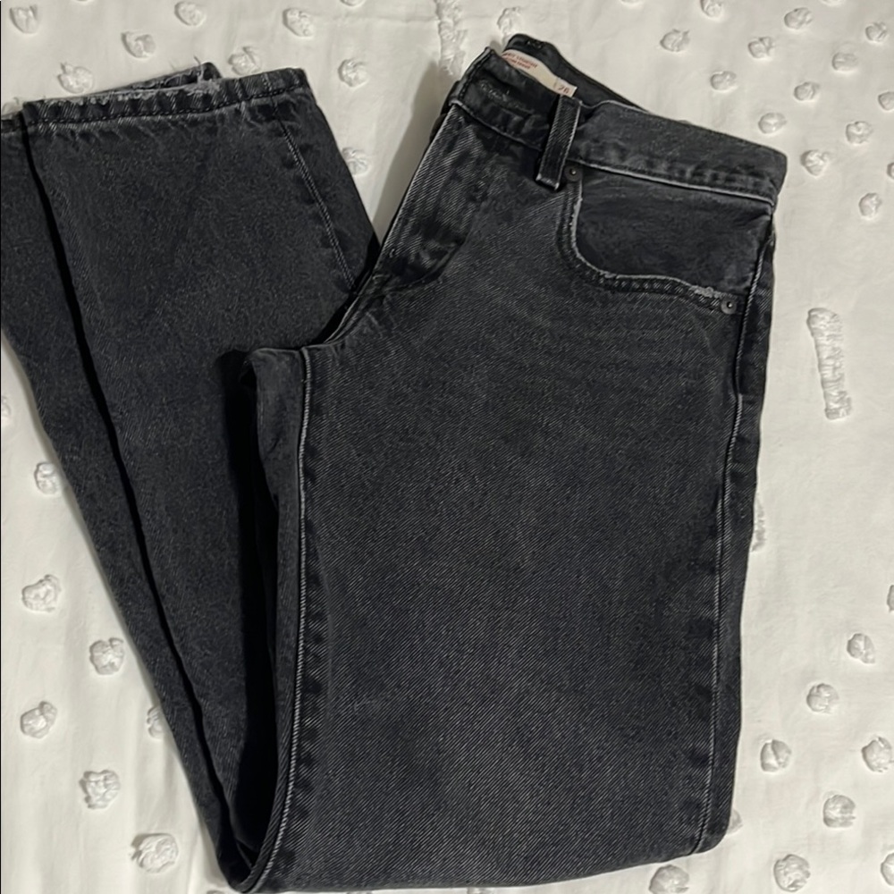 Levi’s Middy Straight Women's Black Jeans 26
